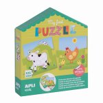 Primul meu Puzzle cu stickere Apli 5 piese XXL