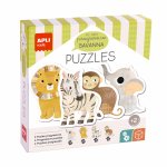 Primul meu Puzzle progresiv Apli Savana 16 piese mari