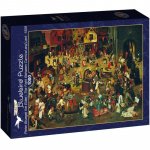 Puzzle  Bluebird Pieter Bruegel The Fight Between Carnival and Lent 1000 piese
