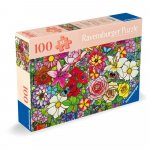 Puzzle 100 piese XL Ravensburger Fereastra flori
