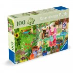 Puzzle 100 piese XL Ravensburger gradinarit