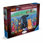 Puzzle 1000 piese Ravensburger Animalute La Castelul Eilean Donan