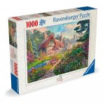 Puzzle 1000 piese Ravensburger Casuta De Langa Stejar