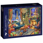 Puzzle Bluebird Bigelow Illustrations Christmas in Paris 1000 piese
