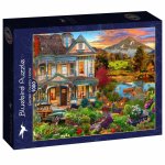 Puzzle Bluebird David Maclean Garden Country Home 1000 piese