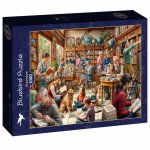 Puzzle Bluebird Rafael Trujillo Bookstore 1000 piese