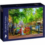Puzzle Bluebird Puzzle The Red Bike in Amsterdam 1000 piese