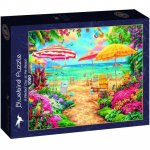 Puzzle 1000 piese Bluebird Puzzle Chuck Pinson A Perfect Day at the Beach