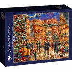 Puzzle 1000 piese Bluebird Puzzle Chuck Pinson Christmas at the Town Square