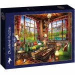 Puzzle 1000 piese Bluebird Puzzle Dominic Davison Mount Cabin View