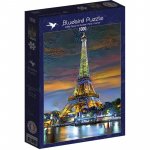 Puzzle 1000 piese Bluebird Puzzle Eiffel Tower at Sunset Paris France