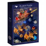 Puzzle 1000 piese Bluebird Puzzle Francois Ruyer Santa Claus is arriving!