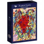 Puzzle 1000 piese Bluebird Puzzle Sally Rich Passion Flower