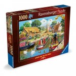 Puzzle 1000 piese Ravensburger O zi agitata pe canal