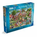 Puzzle 1000 piese Ravensburger Viata la sat