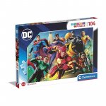 Puzzle 104 piese XXL Clementoni DC Comics Justice League