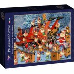 Puzzle 12 piese Bluebird Puzzle Francois Ruyer Ready for Christmas Delivery Season