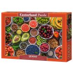 Puzzle 2000 piese Castorland table full of Superfood