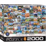 Puzzle 2000 piese Eurographics World Globetrotter