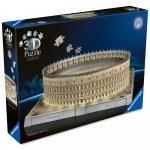 Puzzle 216 piese 3D cu LED Ravensburger Colosseum