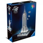 Puzzle 216 piese 3D cu LED Ravensburger Empire State Building