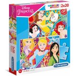 Puzzle 2x20 piese Clementoni Disney Princess