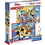 Puzzle 2x20 piese Clementoni Mickey and Friends