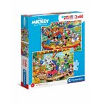 Puzzle 2x60 piese Clementoni Mickey and Friends