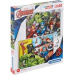 Puzzle 2x60 piese Clementoni The Avengers