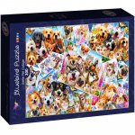 Puzzle 300 piese Bluebird Puzzle Robinson Howard: Selfie Pet Collage