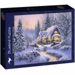 Puzzle 500 piese Bluebird Winters Blanket Wouldbie Cottage