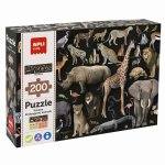 Puzzle Apli animale din Savana 200 piese