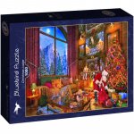 Puzzle Bluebird Christmas Lodge 1000 piese