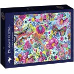 Puzzle Bluebird Fleurs et Papillons 1000 piese