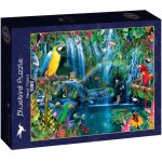 Puzzle Bluebird Parrot Tropics 1000 piese