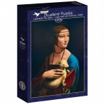 Puzzle Bluebird Puzzle Leonardo Da Vinci Lady with an Ermine 1000 piese