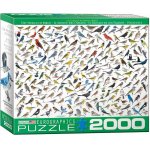 Puzzle 2000 piese Eurographics David Sibley The World of Birds