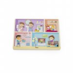 Puzzle sonor Sunete din casa Viga