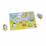 Puzzle cu sunete Viga Animale din jungla