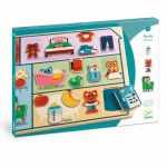 Puzzle din lemn Djeco Acasa 22 piese
