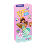 Puzzle magnetic in cutie metalica joc de potrivire si asociere padurea zanelor