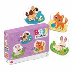 Puzzle pentru bebelusi Animale de companie 9 piese
