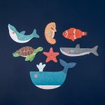 Puzzle reversibil Londji animale marine 36 piese