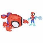 Set figurina Spidey si prietenii lui uimititori Marvel 7.6 cm si submarinul crab paianjen