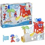 Set de joaca Spidey si prietenii lui uimitori Marvel water webs insula lui Spidey