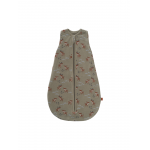 Sac de dormit cocon din bumbac organic 0-3 luni model Deer Olive