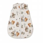 Sac de dormit, MimiNu Time for fun, de iarna, din bumbac, cu fermoar, 70 cm, 0-6 luni, 2.5 tog