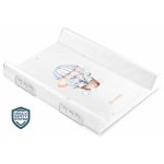 Saltea de infasat Sensillo 70x50 cm Balloon Flight Elephant cu intaritura,accesorii montaj pe patut,margine de protectie antirasturnare si suprafata impermeabila