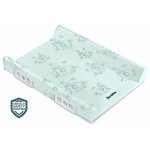 Saltea de infasat Sensillo Submarine Mint 70x50 cm cu intaritura,accesorii montaj pe patut,margine de protectie antirasturnare si suprafata impermeabila