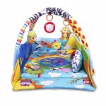 Salteluta interactiva Lionelo Anika Multicolor cu jucarii, oglinda, perna, conform cu standardul EN71